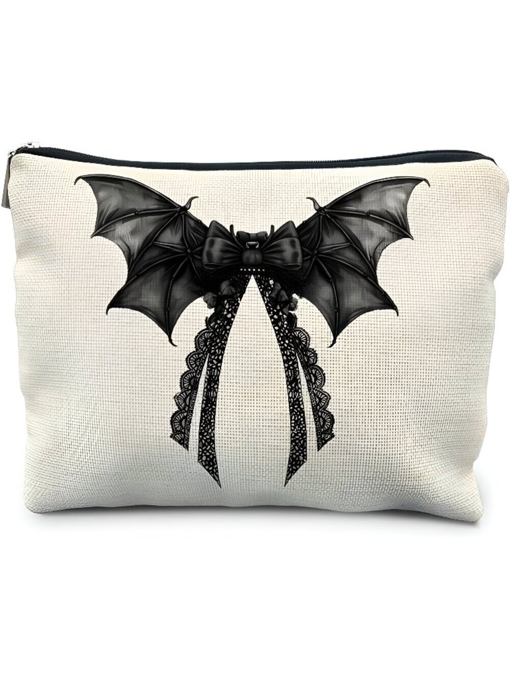Gothic Black Girly Cosmetic Bag Makeup Pouch